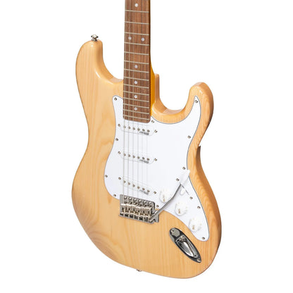 J&D Luthiers Traditional ST-Style Electric Guitar Natural Gloss JD-DST-NGL — view 4