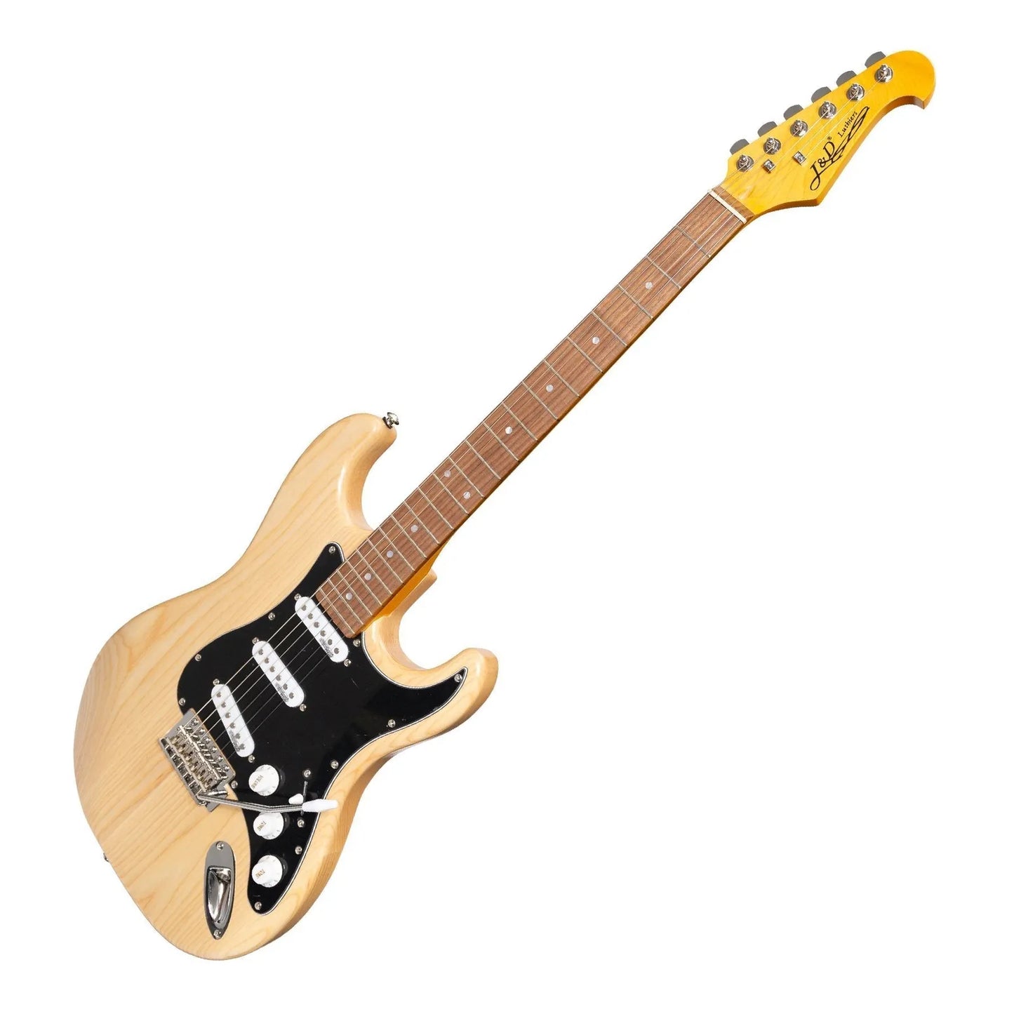 J&D Luthiers Traditional ST-Style Electric Guitar Natural Satin JD-DST-STN — view 3