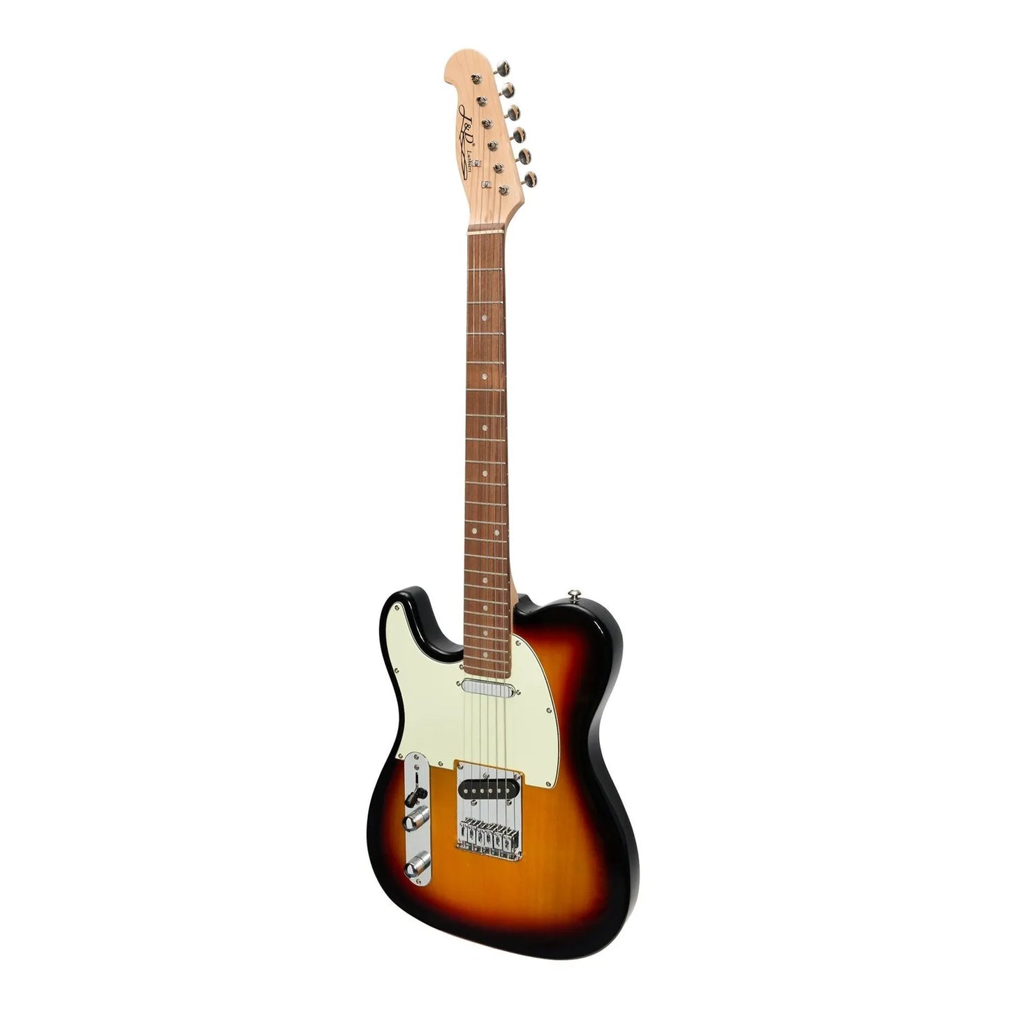 J&D Luthiers TE-Style Left Handed Electric Guitar Sunburst JD-DTLL-TSB