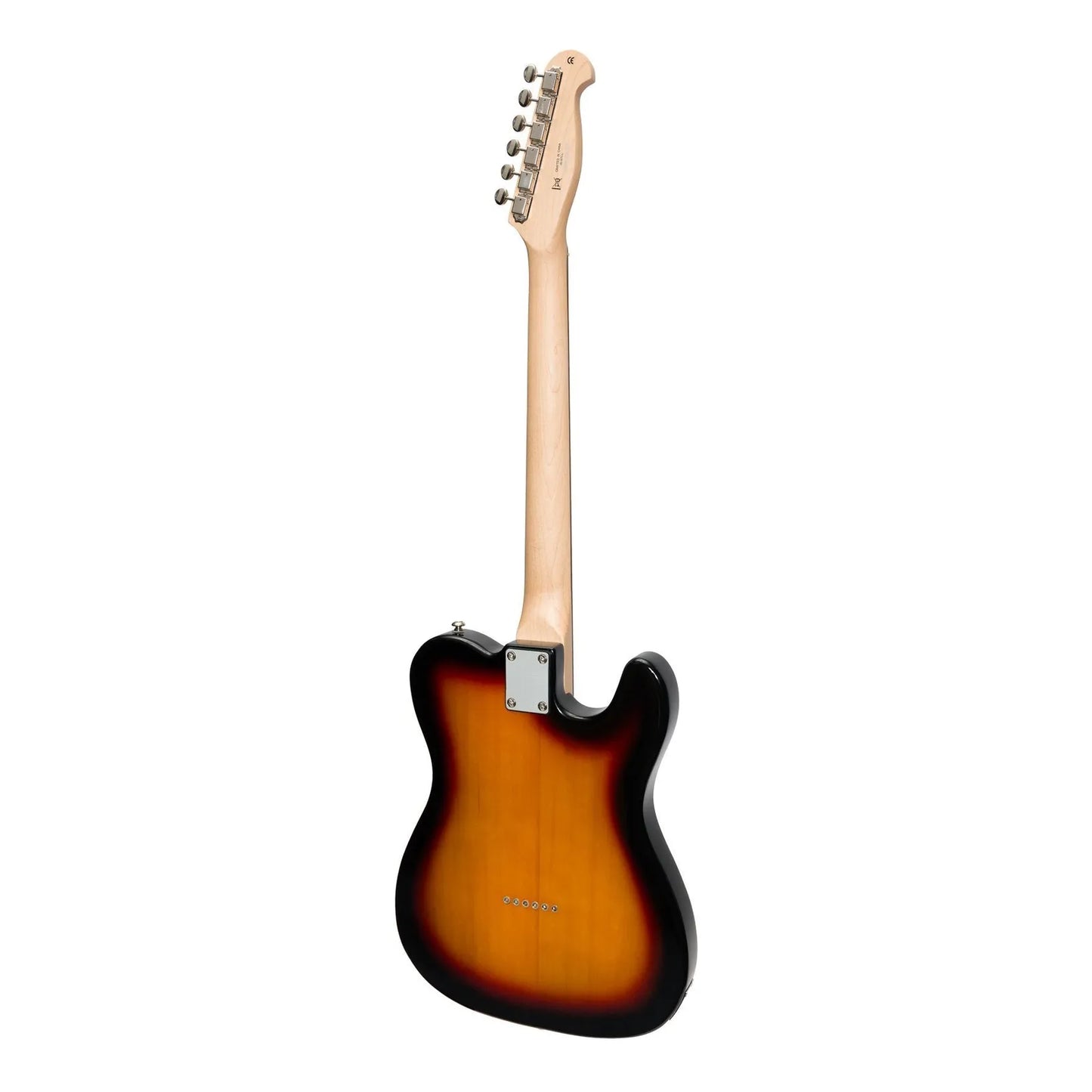 J&D Luthiers TE-Style Left Handed Electric Guitar Sunburst JD-DTLL-TSB — view 2