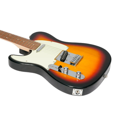 J&D Luthiers TE-Style Left Handed Electric Guitar Sunburst JD-DTLL-TSB — view 6