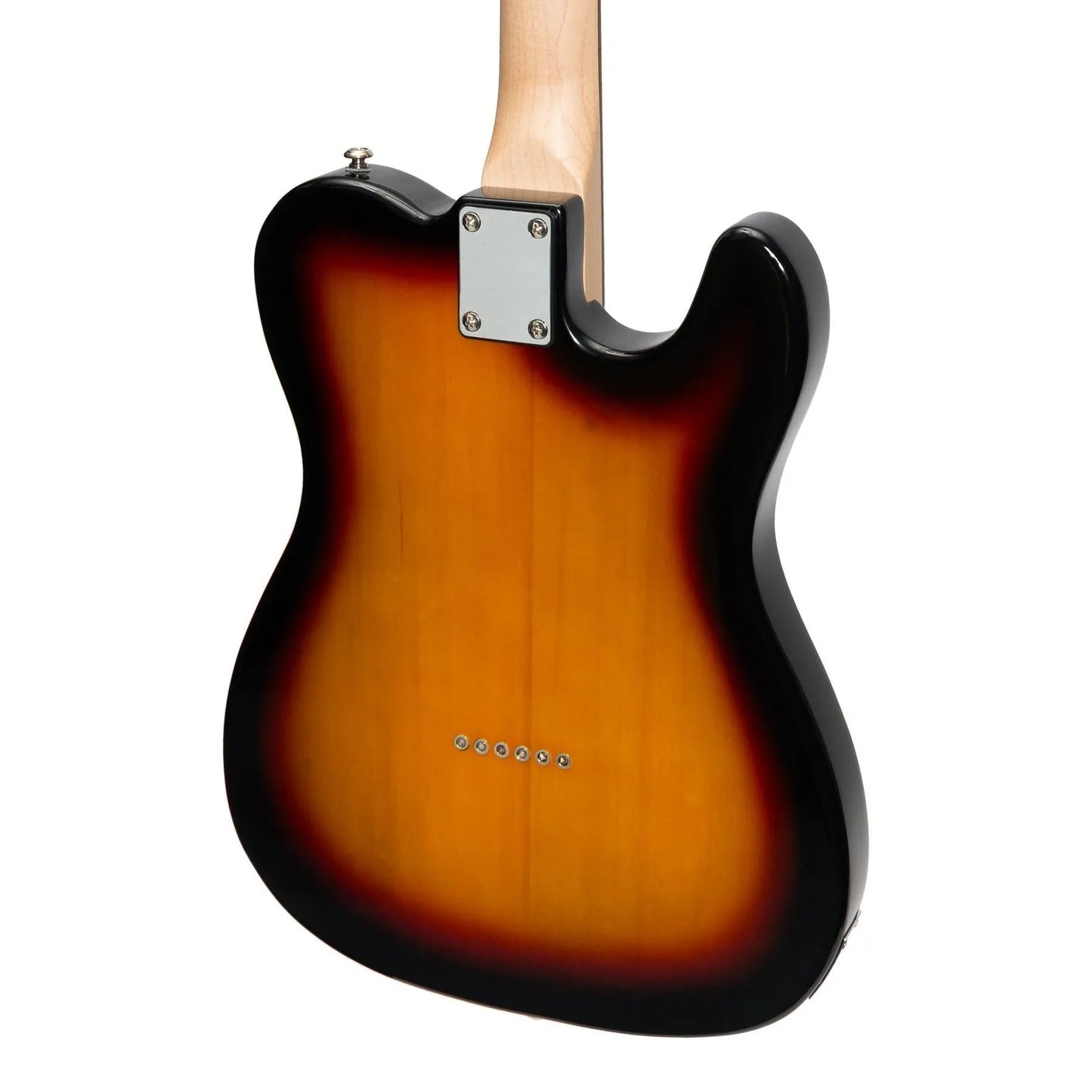 J&D Luthiers TE-Style Left Handed Electric Guitar Sunburst JD-DTLL-TSB — view 5