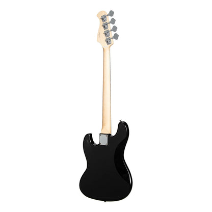 J&D Luthiers 4-String JB-Style Electric Bass Guitar Black JD-JB-BLK — view 2
