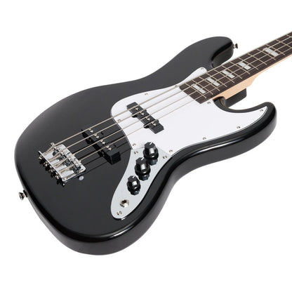 J&D Luthiers 4-String JB-Style Electric Bass Guitar Black JD-JB-BLK — view 6