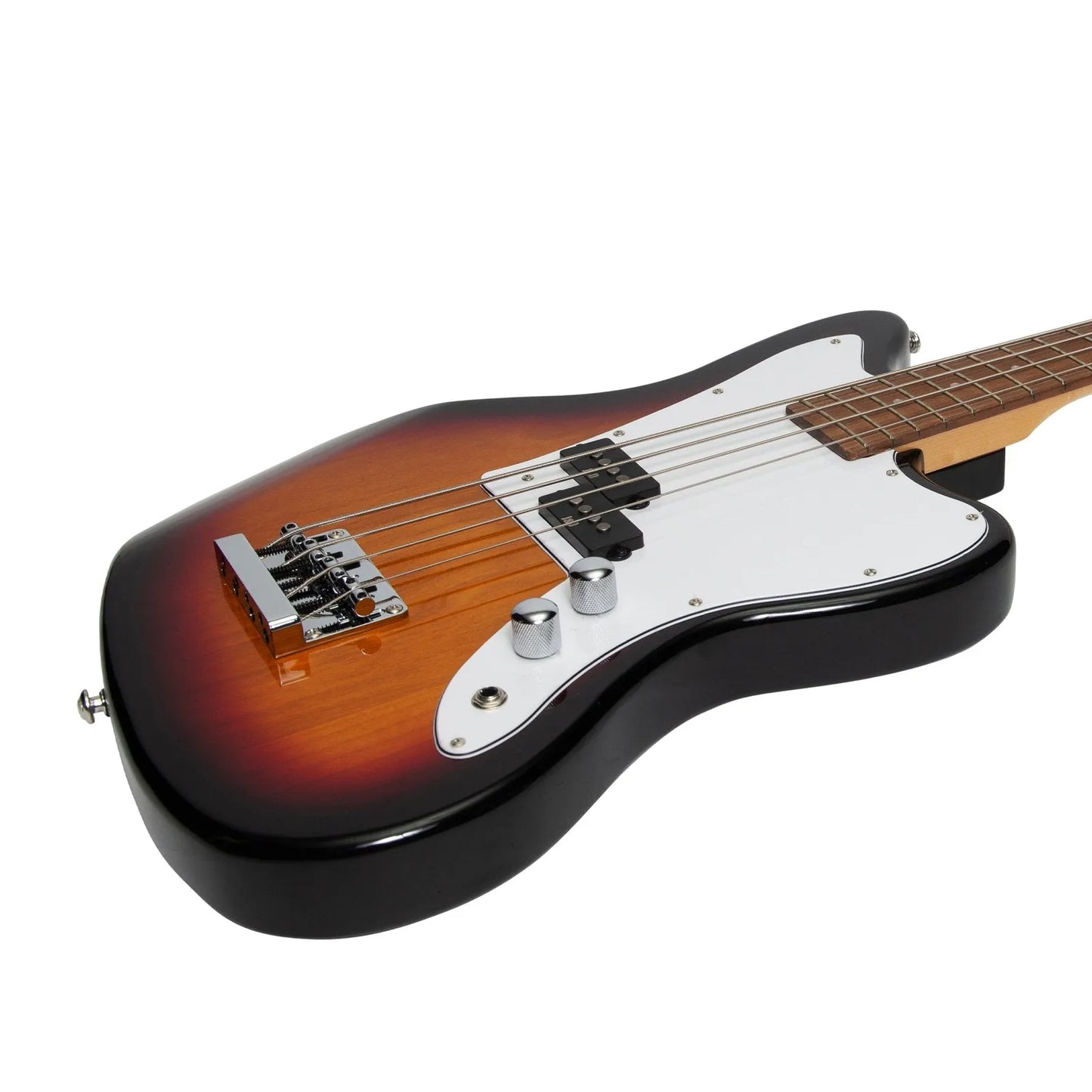 J&D Luthiers 4-String JM-Style Electric Bass Guitar Tobacco Sunburst JD-JMB-TSB — view 6
