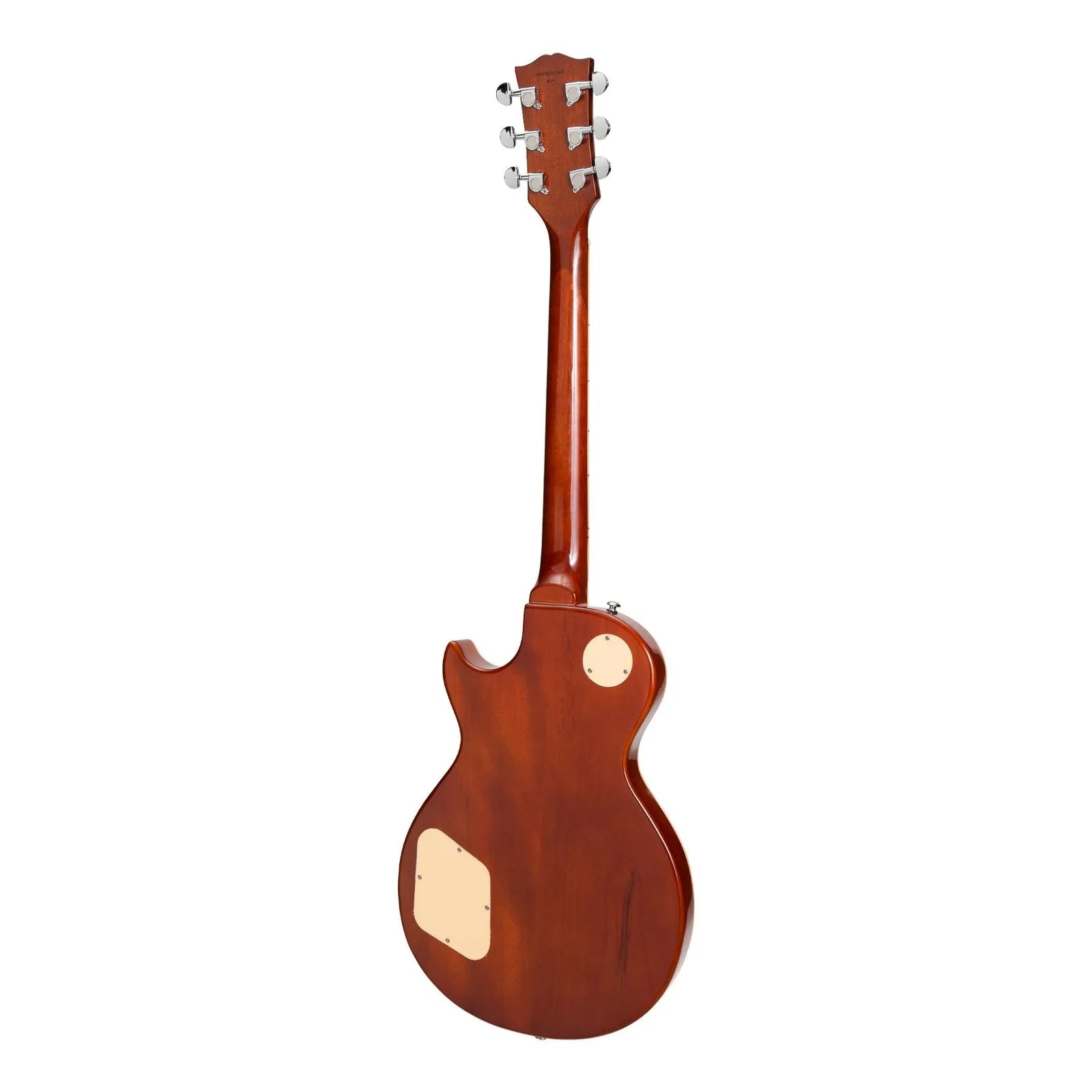 J&D Luthiers LP-Custom Style Electric Guitar Natural Mahogany Body 6 Strings JD-LP2-NA/C — view 2