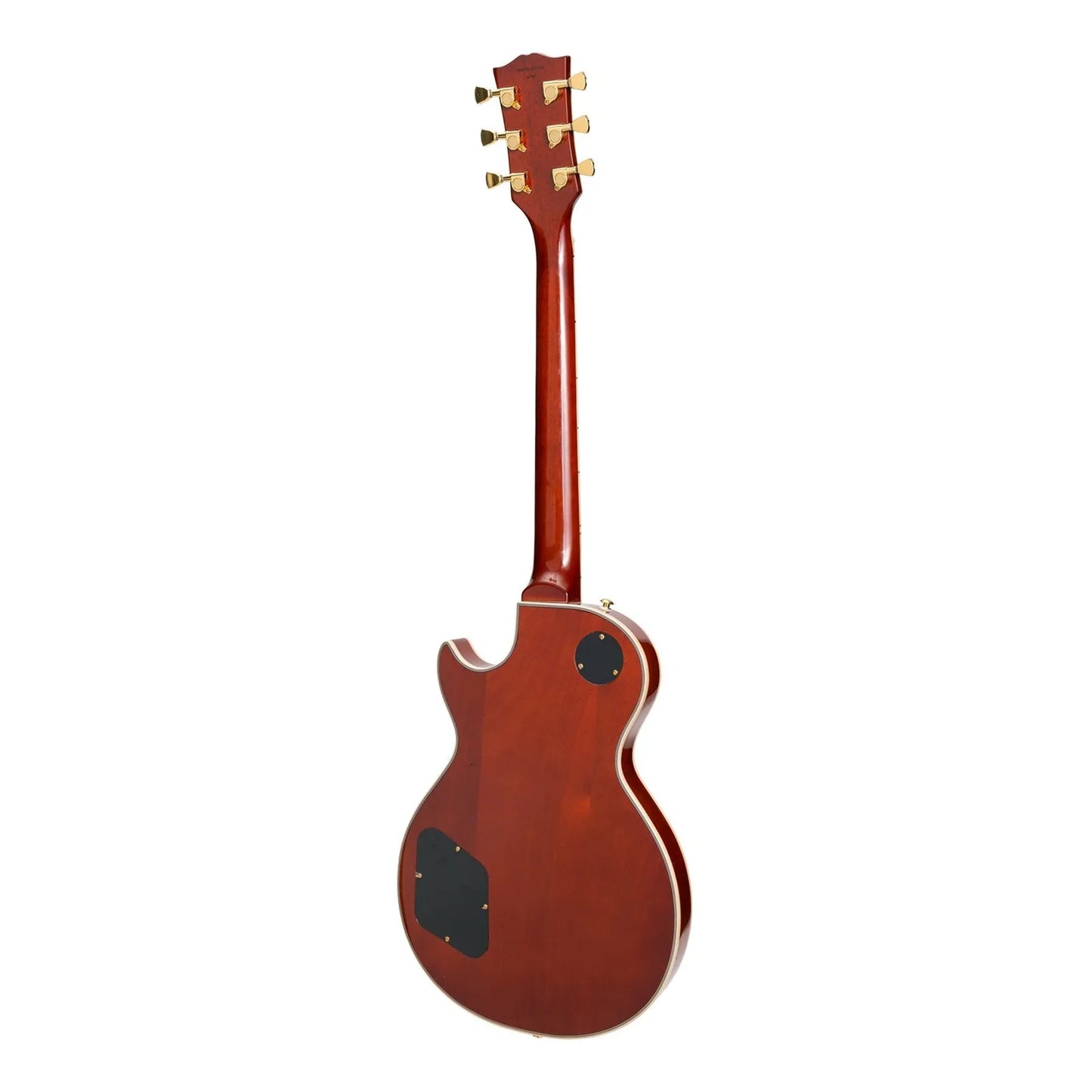 J&D Luthiers LP-Custom Electric Guitar Honeyburst JD-LP3F-HB 6-String Mahogany/Flamed Maple Top Right Handed — view 2