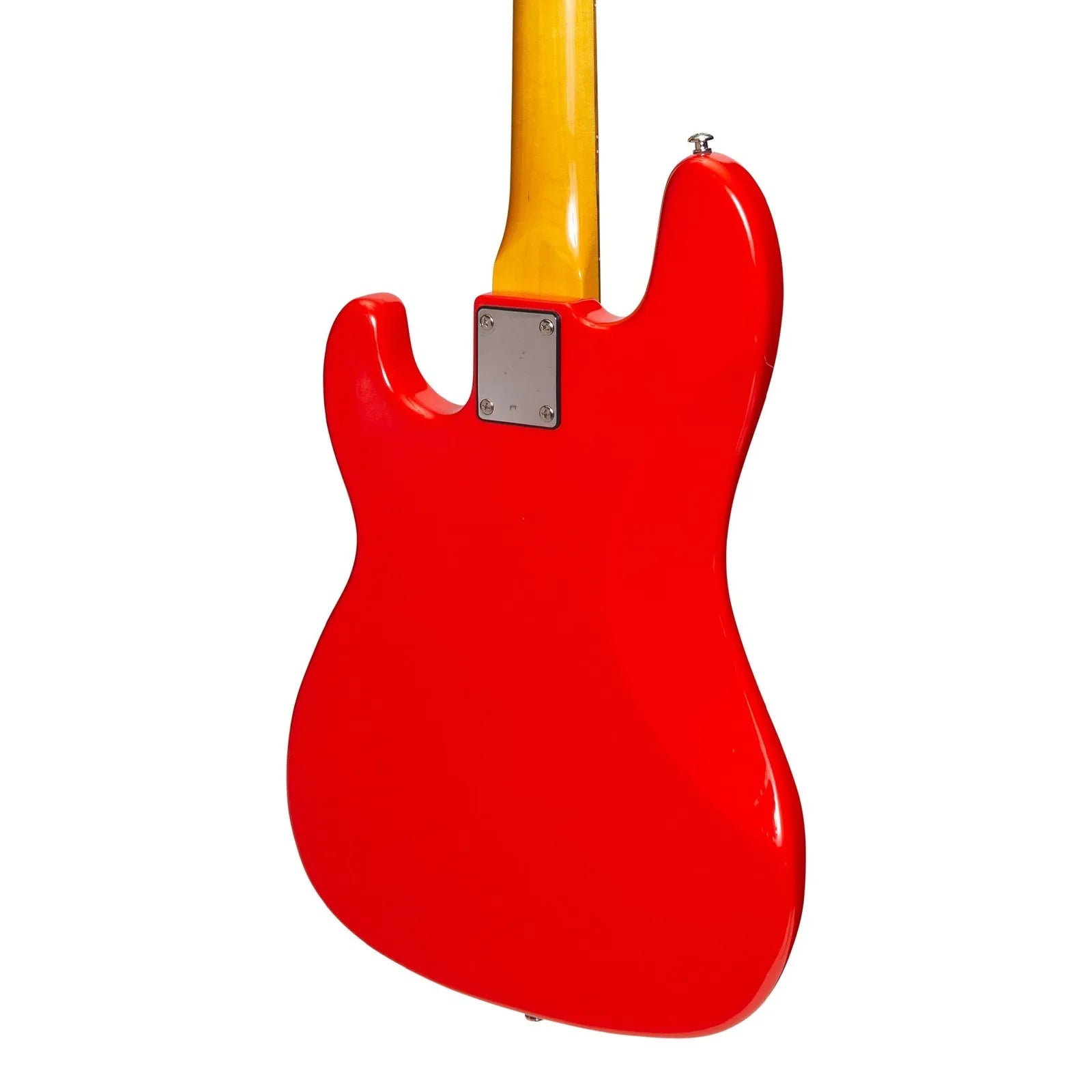 J&D Luthiers JD-PB63F-RED 4-String Fretless Electric Bass Guitar - Alder Body, Maple Neck, PB Style, Right-Handed, Red — view 5