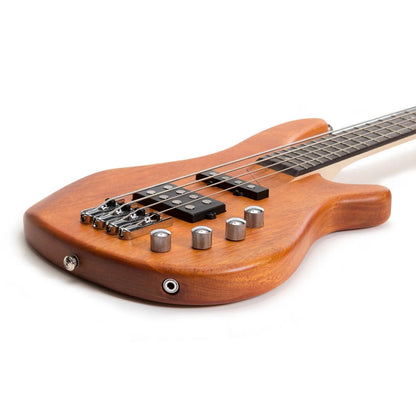 J&D Luthiers 4-String T-Style Active Electric Bass Guitar Natural Satin JD-RM4-NST — view 6