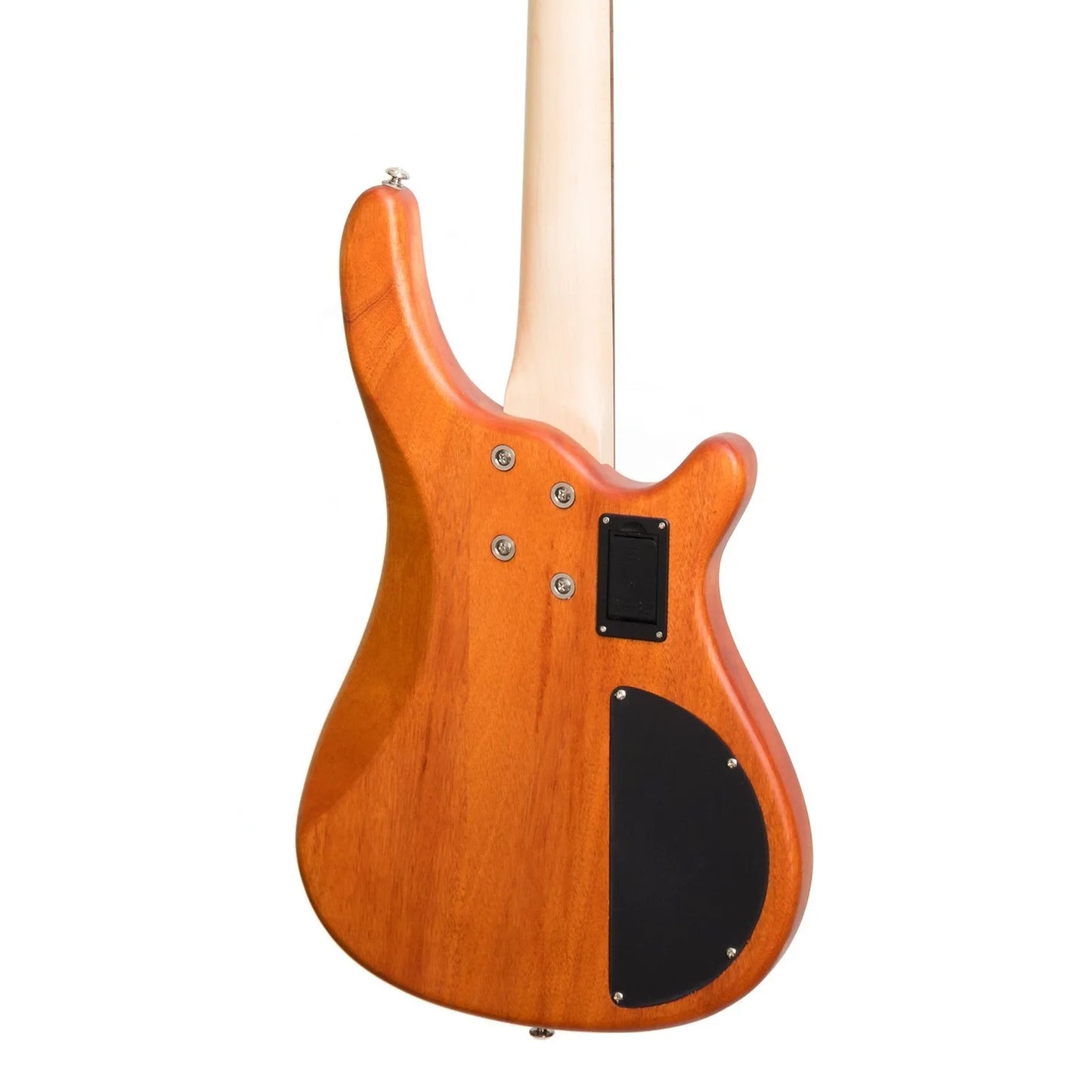 J&D Luthiers 4-String T-Style Left Handed Active Electric Bass Guitar Natural Satin JD-RM4LH-NST — view 5