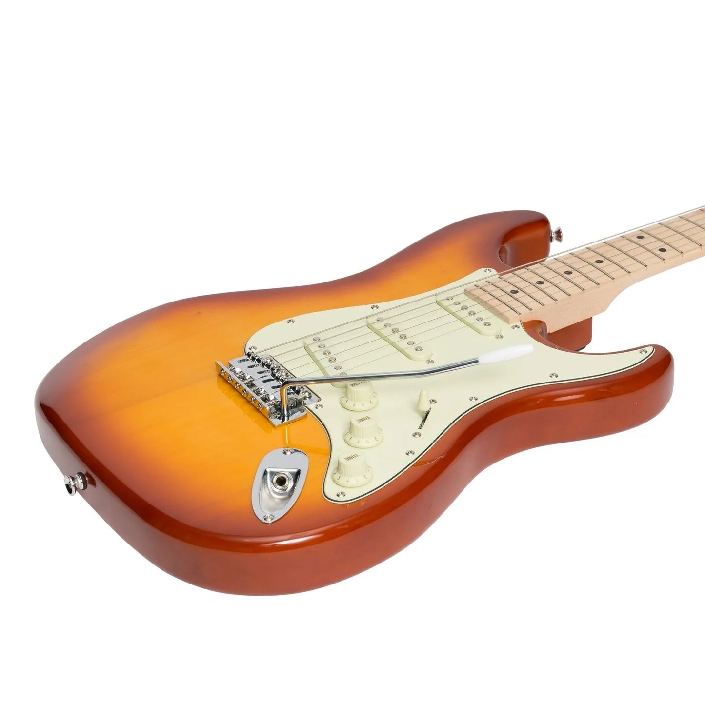 J&D Luthiers Traditional ST-Style Electric Guitar Honeyburst JD-ST11-HB — view 6