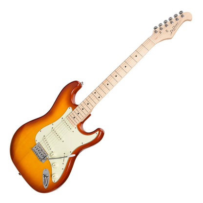 J&D Luthiers Traditional ST-Style Electric Guitar Honeyburst JD-ST11-HB — view 3