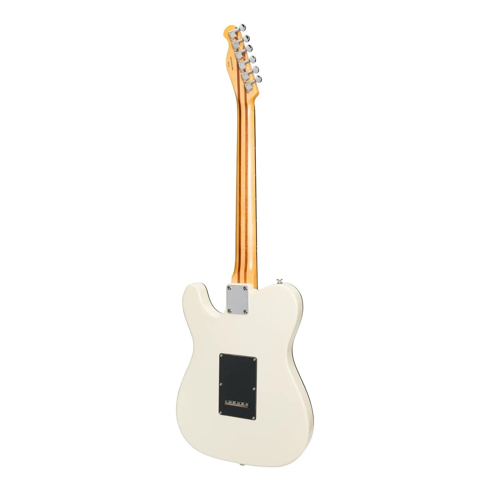 J&D Luthiers JD-TL12-IV Deluxe TE-Style Electric Guitar - Ivory, 6 Strings, Solid Basswood, 22 Frets, J&D Humbuckers, Right-Handed — view 2