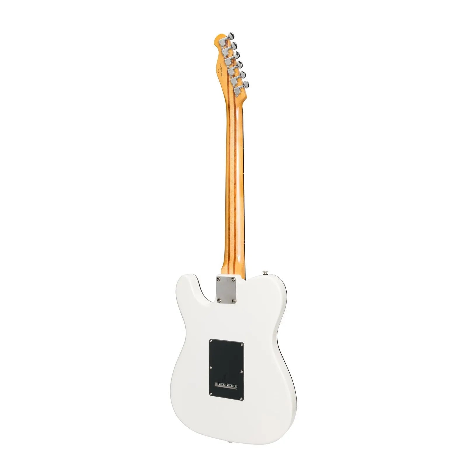J&D Luthiers Deluxe TE-Style Electric Guitar JD-TL12-WHT White 6-String Solid Basswood — view 2