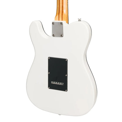 J&D Luthiers Deluxe TE-Style Electric Guitar JD-TL12-WHT White 6-String Solid Basswood — view 5