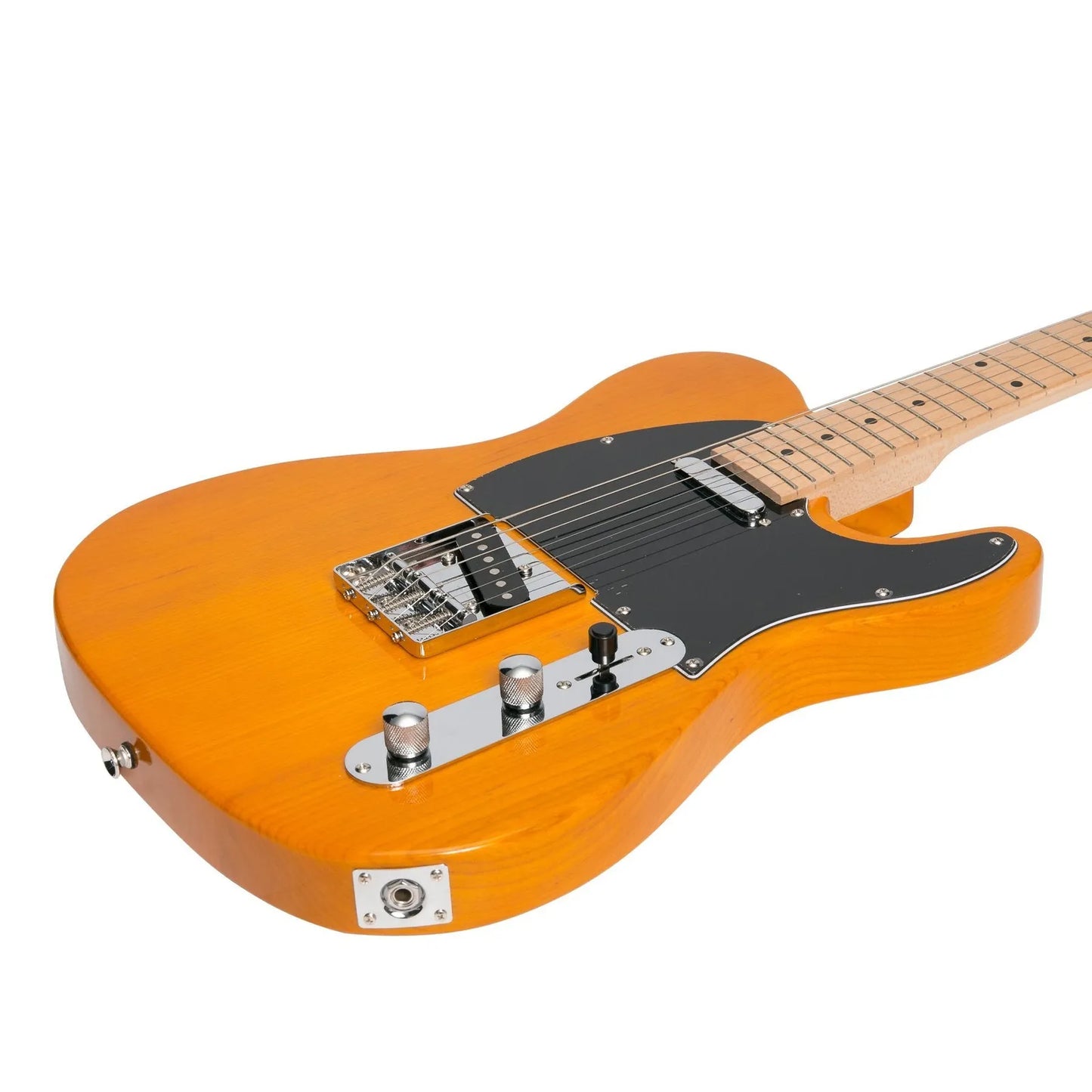 J&D Luthiers JD-TL2-TGL TE-Style Electric Guitar Tint Gloss 6 Strings Solid Ash Body Maple Neck — view 6