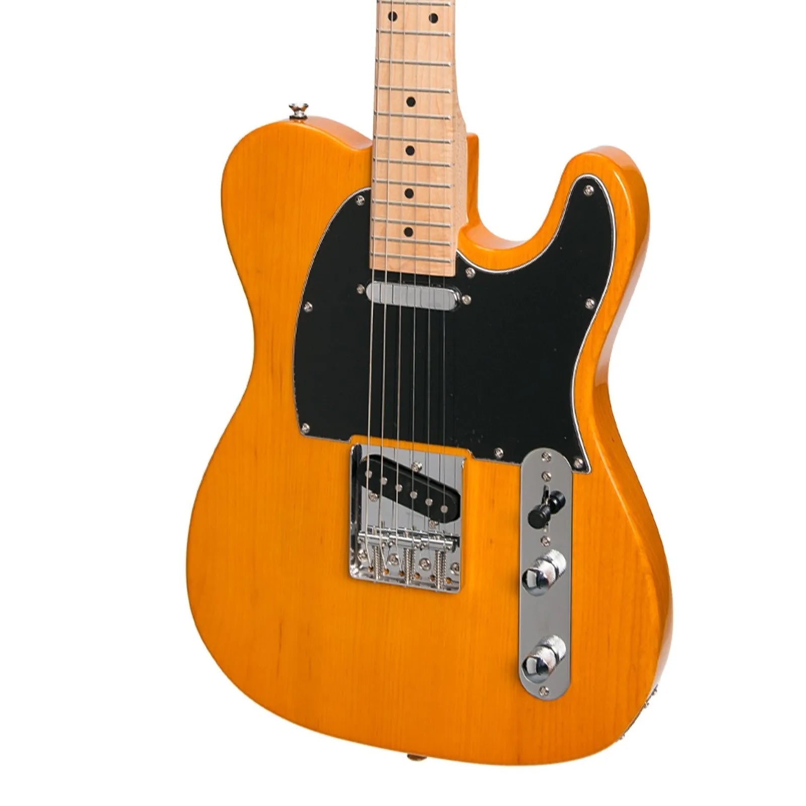 J&D Luthiers JD-TL2-TGL TE-Style Electric Guitar Tint Gloss 6 Strings Solid Ash Body Maple Neck — view 4