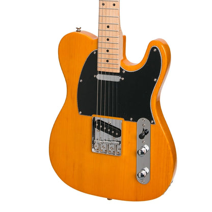 J&D Luthiers JD-TL2-TGL TE-Style Electric Guitar Tint Gloss 6 Strings Solid Ash Body Maple Neck — view 4