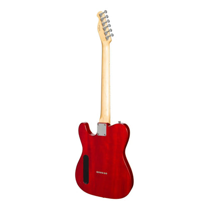 J&D Luthiers Flame Maple Thinline TE-Style Electric Guitar Cherry Sunburst JD-TL3F-CSB — view 2