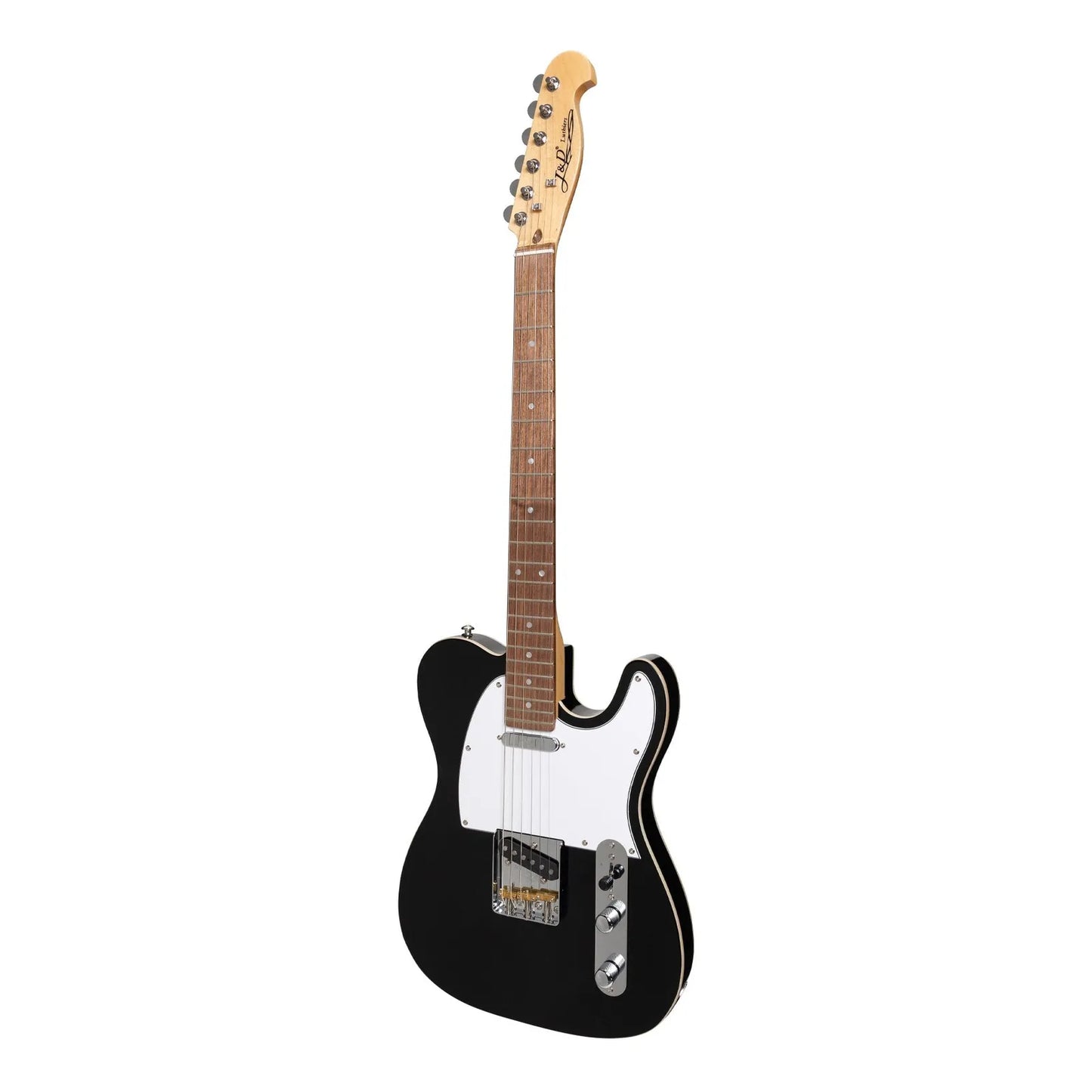 J&D Luthiers JD-TLAP-BLK Custom TE-Style Electric Guitar Black