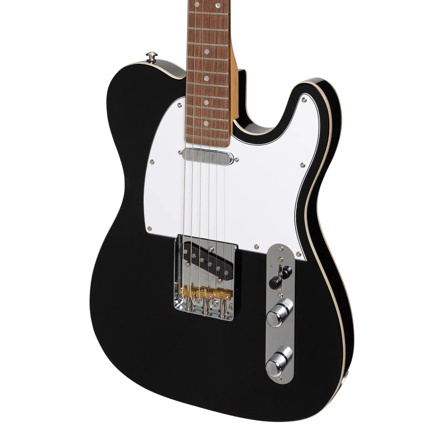 J&D Luthiers JD-TLAP-BLK Custom TE-Style Electric Guitar Black — view 4