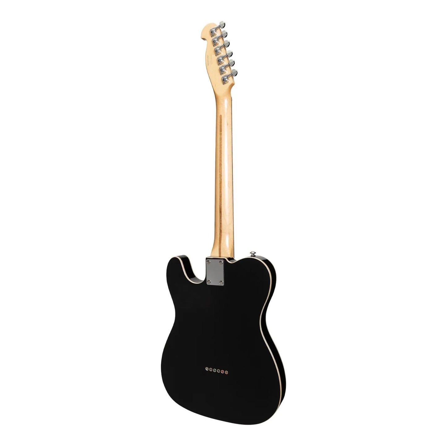 J&D Luthiers JD-TLAP-BLK Custom TE-Style Electric Guitar Black — view 2
