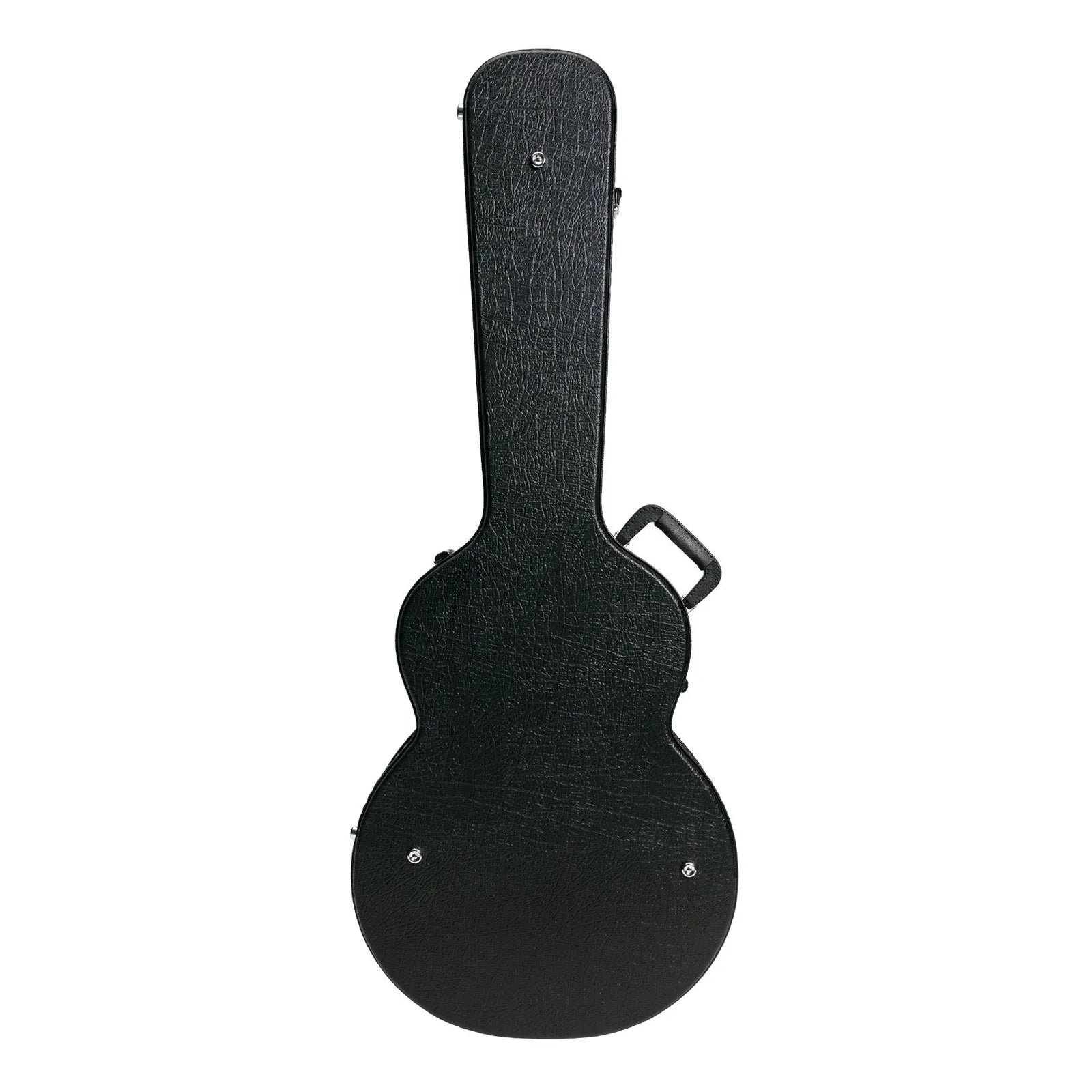J&D AG20 Deluxe Hard Case for Electric Guitar - Black Vinyl, Heavy Duty Plywood, Padded Interior, Accessories Compartment, Lockable Latch — view 2