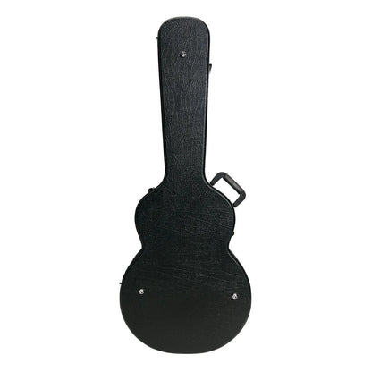 J&D AG20 Deluxe Hard Case for Electric Guitar - Black Vinyl, Heavy Duty Plywood, Padded Interior, Accessories Compartment, Lockable Latch — view 2