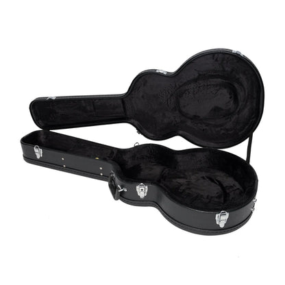 J&D AG20 Deluxe Hard Case for Electric Guitar - Black Vinyl, Heavy Duty Plywood, Padded Interior, Accessories Compartment, Lockable Latch — view 5