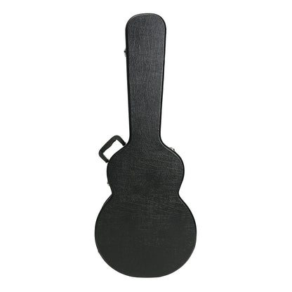 J&D AG20 Deluxe Hard Case for Electric Guitar - Black Vinyl, Heavy Duty Plywood, Padded Interior, Accessories Compartment, Lockable Latch
