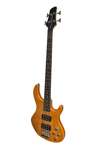 J&D Luthiers 4-String T-Style Active Electric Bass Guitar Natural Satin JDL-CB1-NST