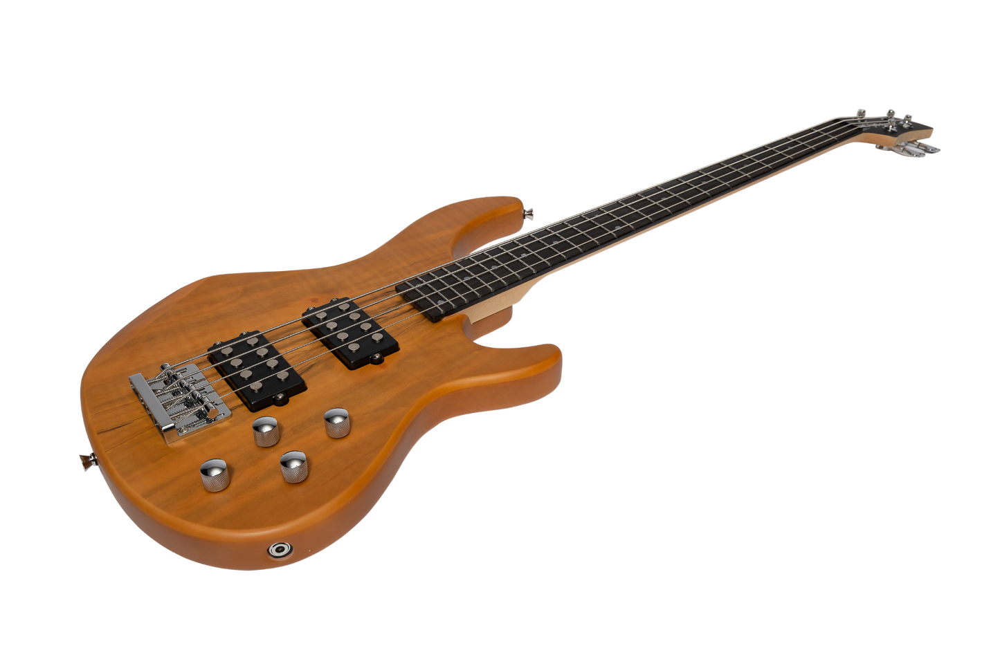 J&D Luthiers 4-String T-Style Active Electric Bass Guitar Natural Satin JDL-CB1-NST — view 2