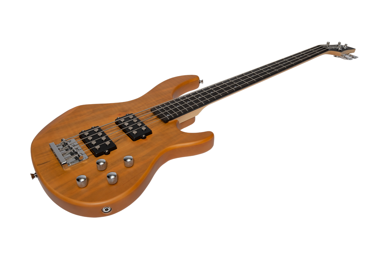 J&D Luthiers 4-String T-Style Active Electric Bass Guitar Natural Satin JDL-CB1-NST — view 2