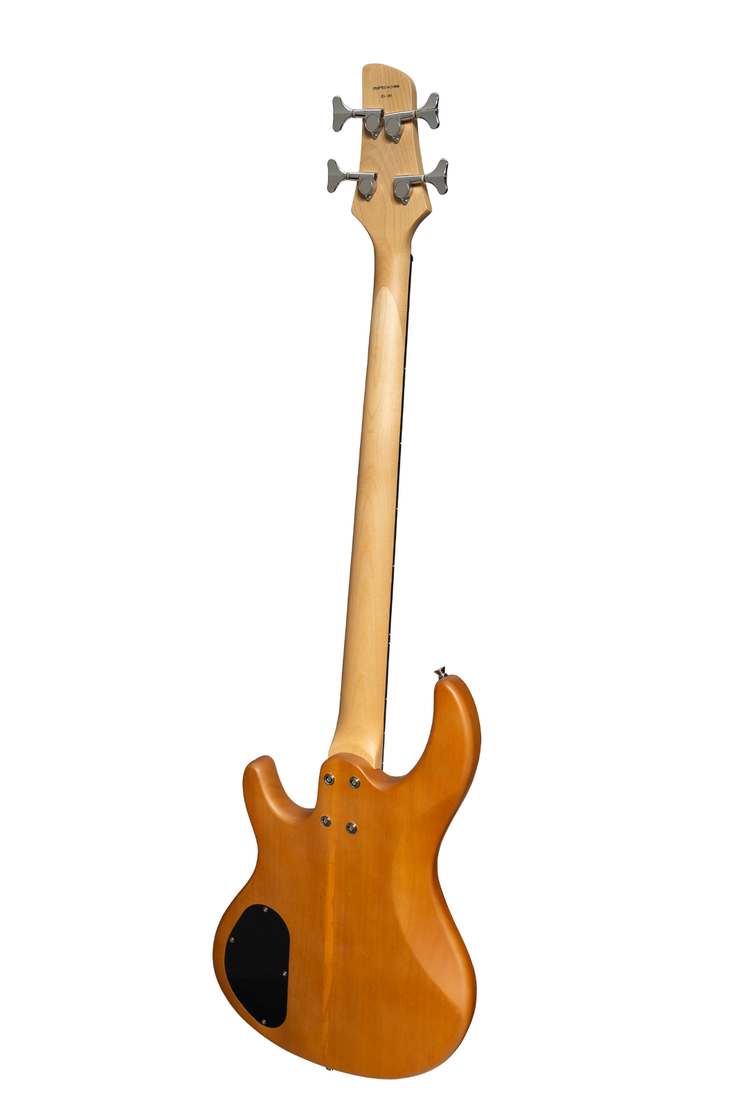 J&D Luthiers 4-String T-Style Active Electric Bass Guitar Natural Satin JDL-CB1-NST — view 3