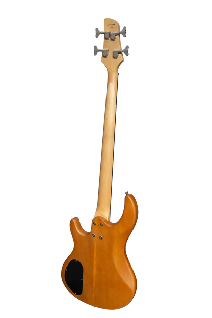 J&D Luthiers 4-String T-Style Active Electric Bass Guitar Natural Satin JDL-CB1-NST — view 3