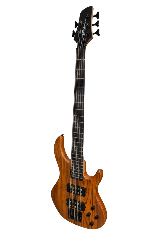 J&D Luthiers 5-String T-Style Active Electric Bass Guitar Natural Satin JDL-CB1/5-NST