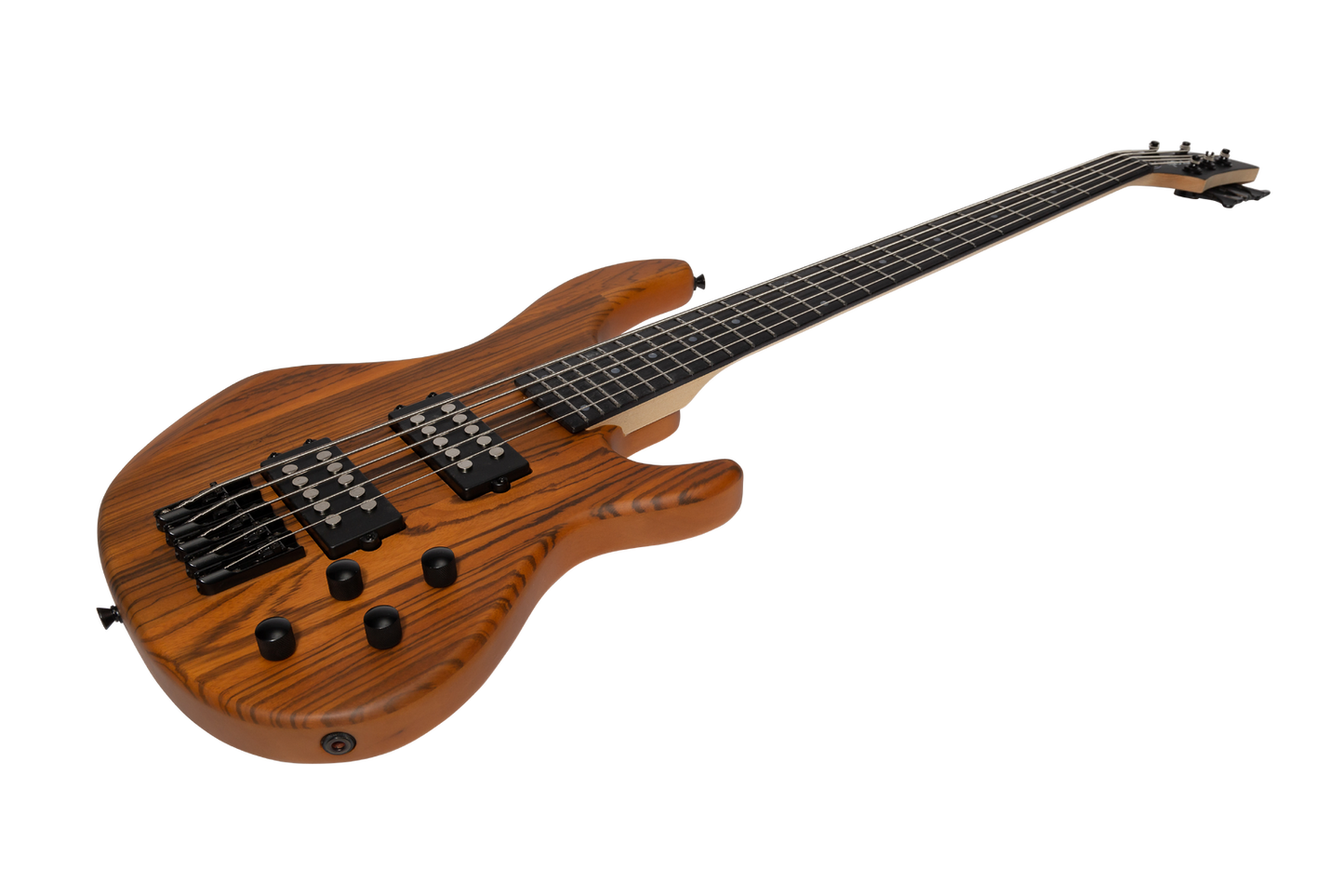 J&D Luthiers 5-String T-Style Active Electric Bass Guitar Natural Satin JDL-CB1/5-NST — view 2