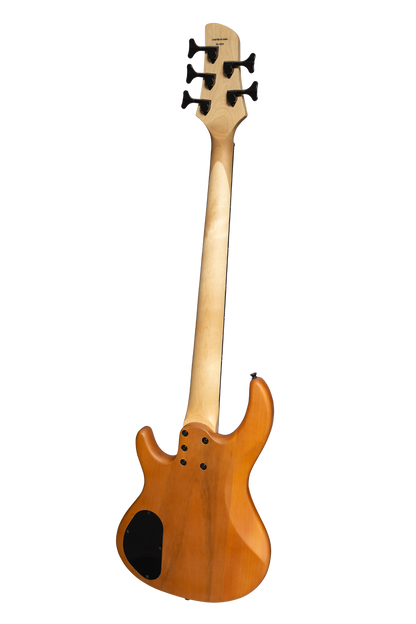J&D Luthiers 5-String T-Style Active Electric Bass Guitar Natural Satin JDL-CB1/5-NST — view 3