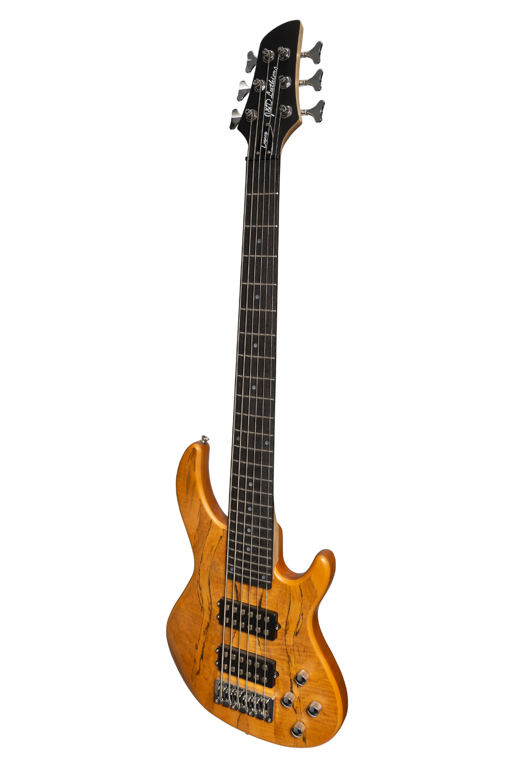 J&D Luthiers 6-String T-Style Active Electric Bass Guitar Natural Satin JDL-CB1/6-NST