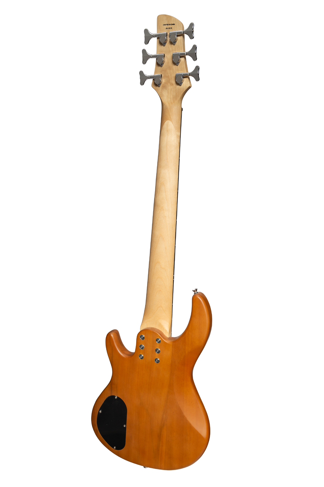 J&D Luthiers 6-String T-Style Active Electric Bass Guitar Natural Satin JDL-CB1/6-NST — view 3