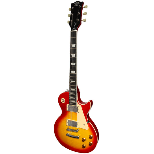 J&D Luthiers LP Custom-Style Electric Guitar Cherry Sunburst JDL-LSF-CS