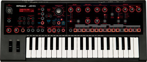 ROLAND JD-XI - Compact Analog/Digital Crossover Synth with 37 Mini Keys, SuperNATURAL Sounds, and Hands-On Control