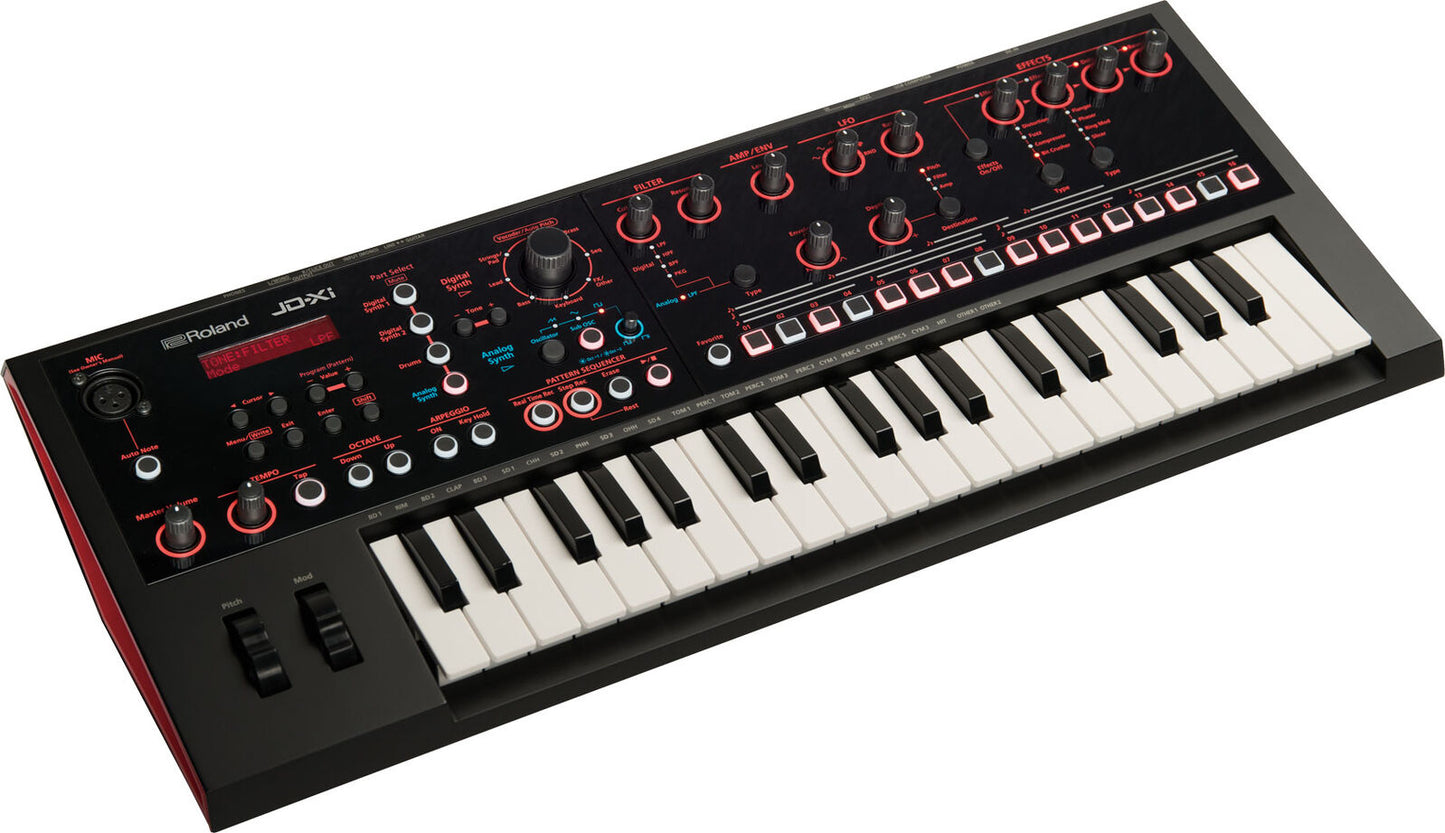 ROLAND JD-XI - Compact Analog/Digital Crossover Synth with 37 Mini Keys, SuperNATURAL Sounds, and Hands-On Control — view 3