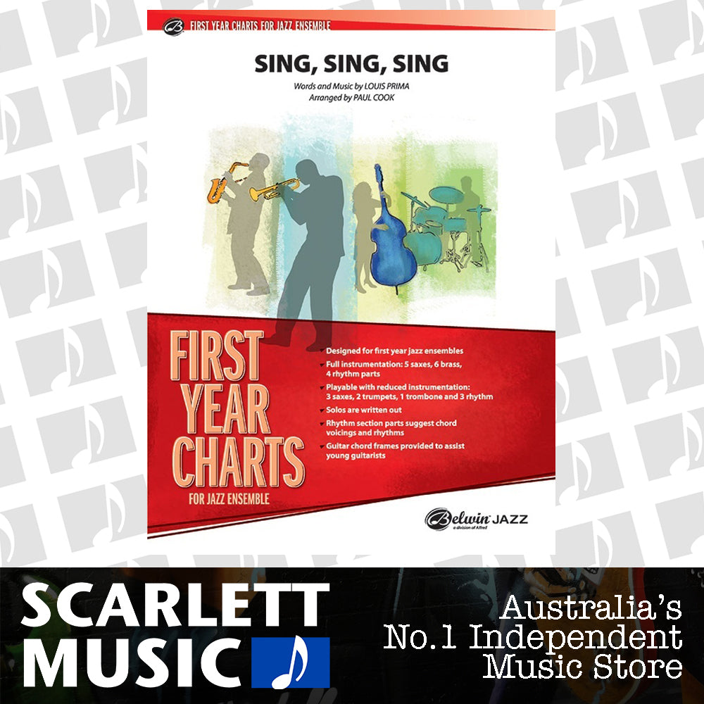 Sing Sing Sing Jazz Ensemble Sheet Music Grade 2 — view 2