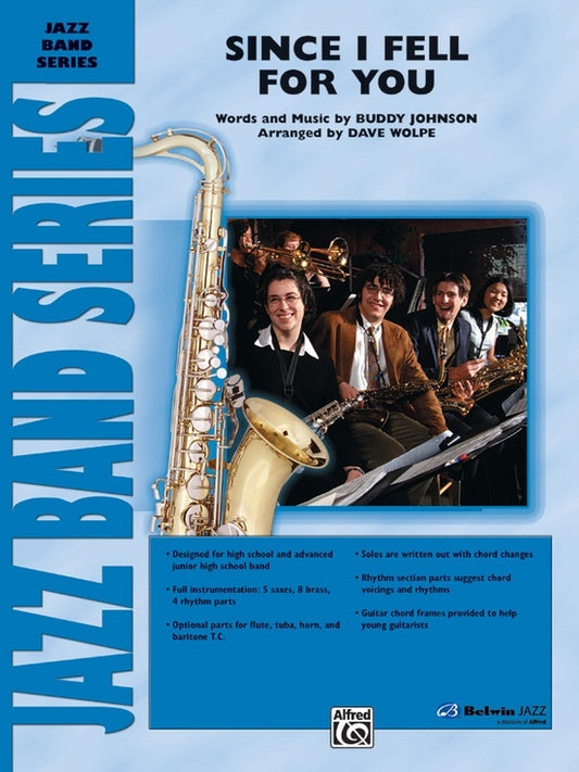 Since I Fell for You Jazz Ensemble Sheet Music Grade 3 Score