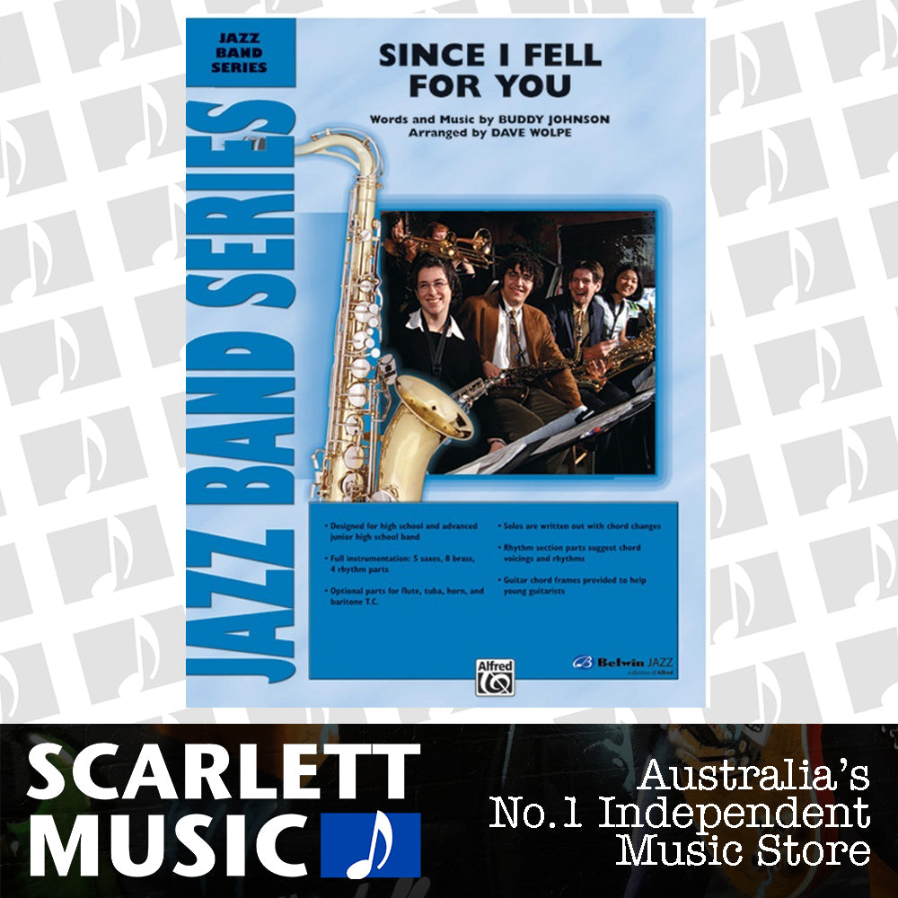 Since I Fell for You Jazz Ensemble Sheet Music Grade 3 — view 2