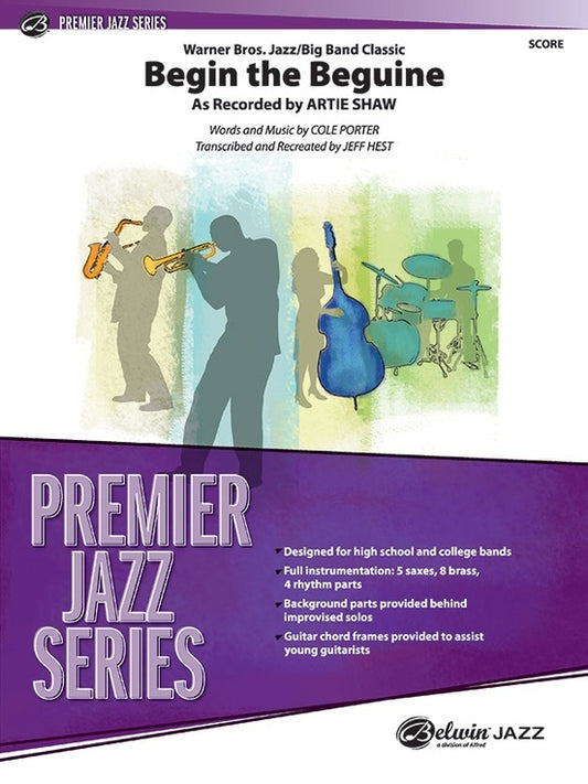 Begin the Beguine Jazz Ensemble Sheet Music Grade 4 Score