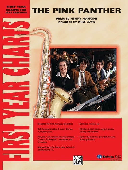 Pink Panther Jazz Ensemble Grade 1 Score