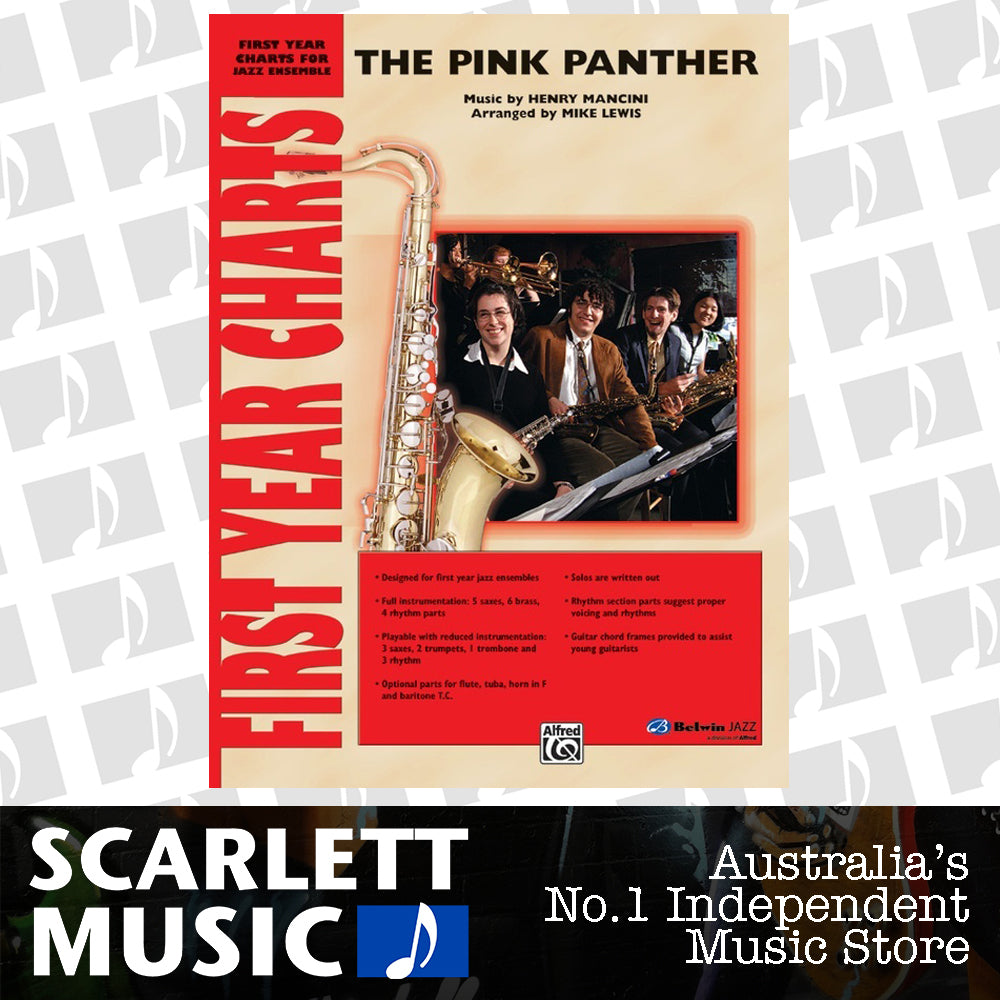 Pink Panther Jazz Ensemble Grade 1 Score — view 2