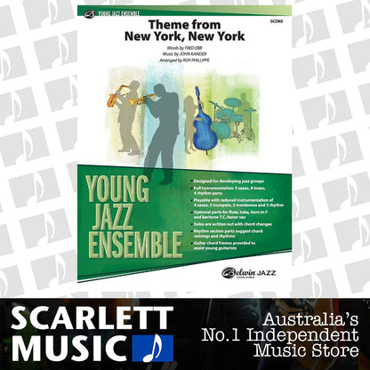 Theme from New York New York Jazz Ensemble Sheet Music Grade 2 Score — view 2